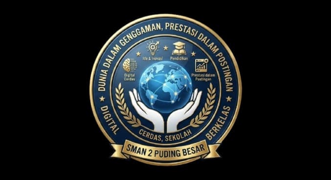 Bangun Citra Sekolah Modern, Tim Humas SMAN 2 Puding Besar Resmi Miliki Logo Baru